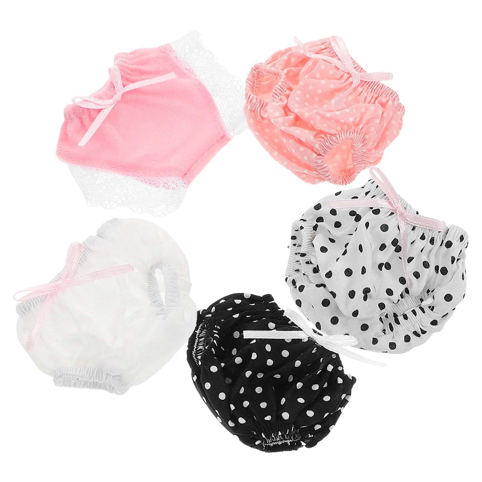 5 Pcs Babydoll Accessories Panties Photo Prop Costume Decor Accessory Clothes Underwear Toy