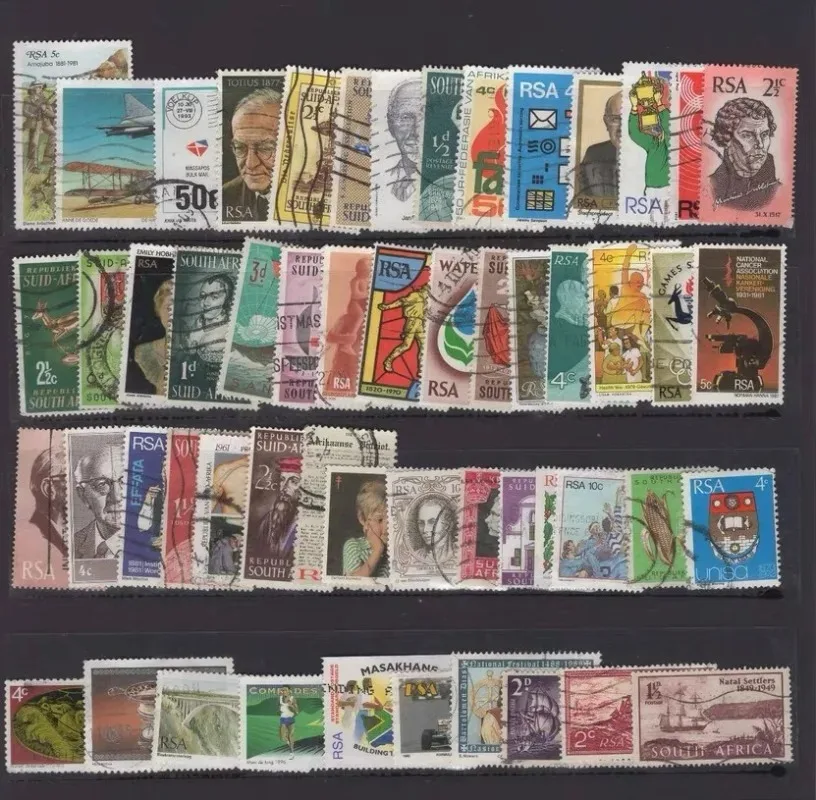 African Stamps 300pcs, Postage Stamps with postmark from Africa, No Repeats, Random Stamps for Scrapbooking