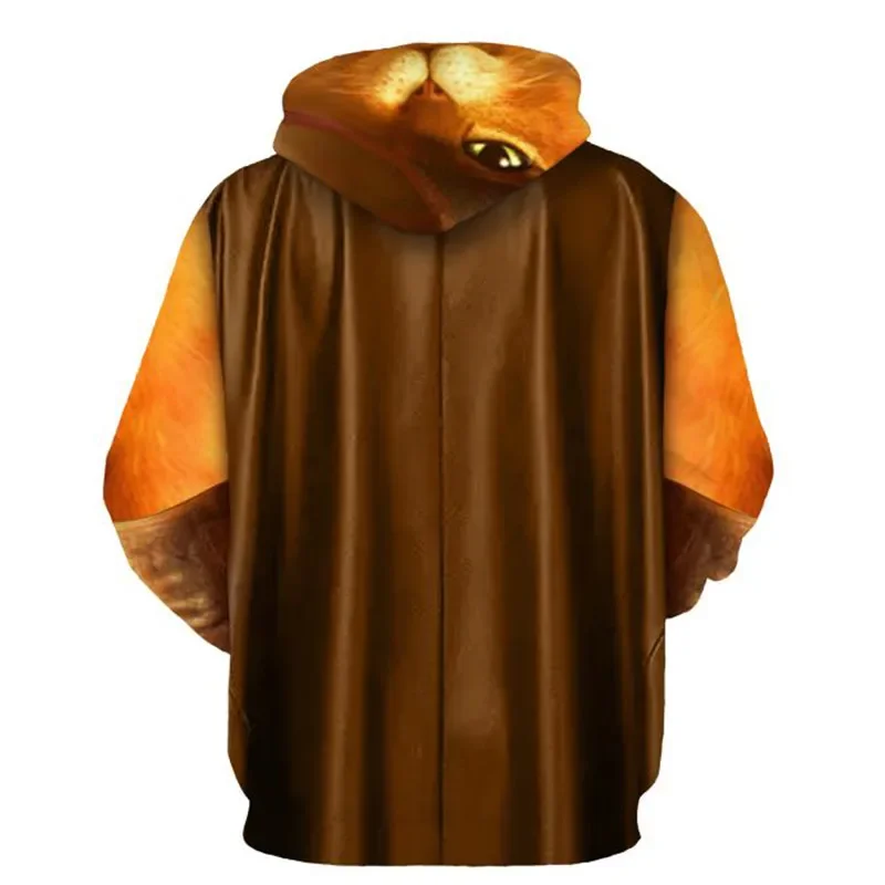 Disfraz de Cosplay para niños y adultos, traje con capucha, capa impresa en 3D, traje de Carnaval de Halloween