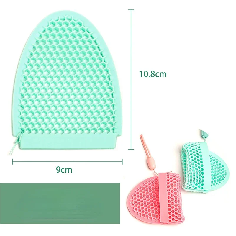 منظف للوجه من السيليكون على الوجهين ، قطعة أثرية للتجميل والرؤوس السوداء والمسام ، تنظيف البشرة ، منظف يدوي ، ينكمش