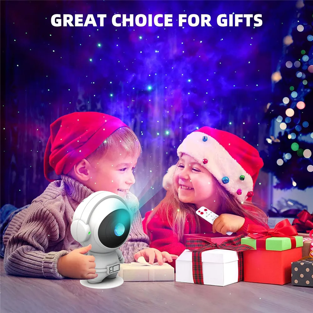 Galaxy Projector Upgrade Starlight Astronaut Atmosphere Light Projection Nebula Desktop Decoration Light Large Gas Light Moon