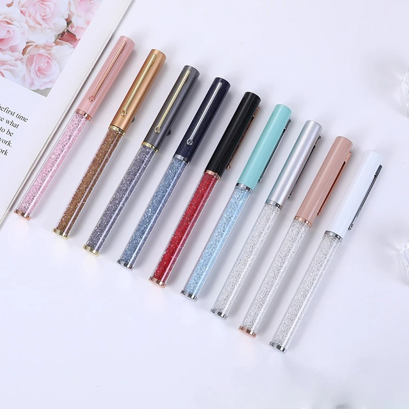 Nurse Wedding Pen Luxury Metal Gel Pen Fashion Crystal Diamond Pen, High-end Metal Ballpoint Pen,Business Office Advertising Pen