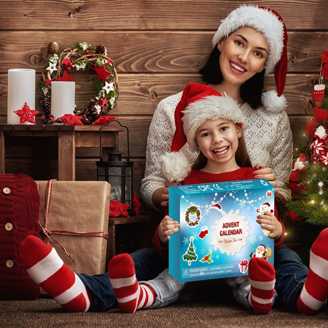 Segnalibro timer per bambini ragazze Calendario dell'Avvento di Natale 2024: artigianato natalizio per bambini 24 giorni timer da parete orologio digitale