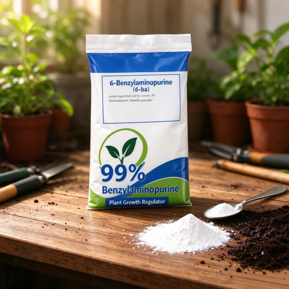 6-BA 6-Benzylaminopurine Cytokinin Powder Plant Growth Regulator Promote Germination & Cell Division