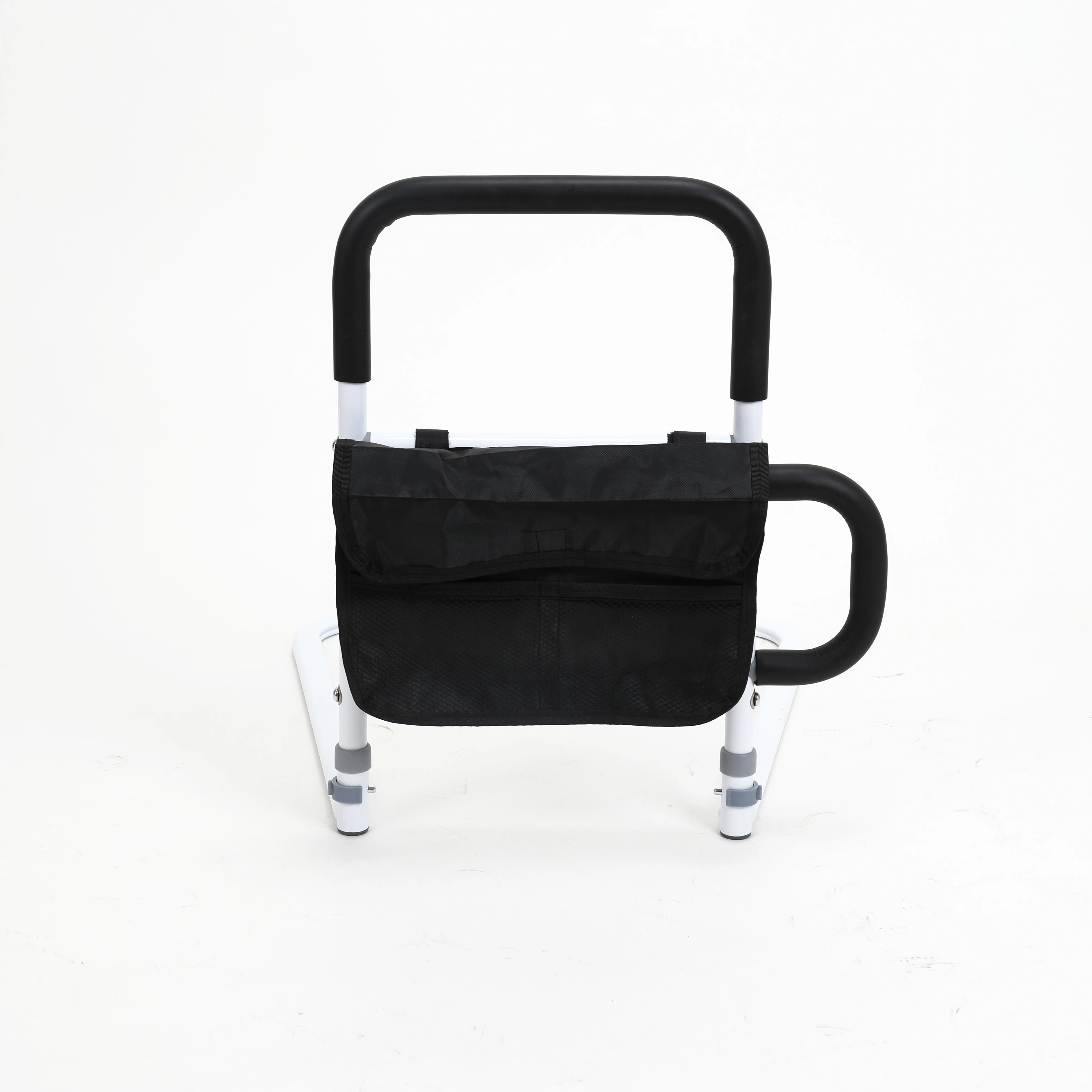 قضبان السرير لسلامة كبار السن البالغين مع جيب تخزين يدعم الدرابزين الجانبي لكبار السن #4