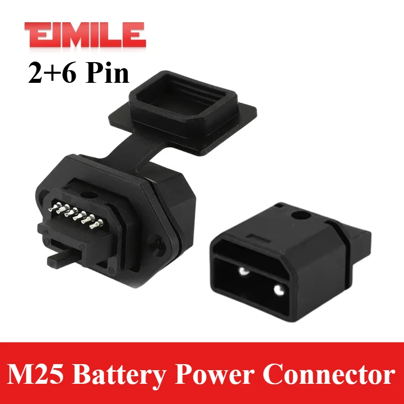 M25 2+6 Pin Connect…