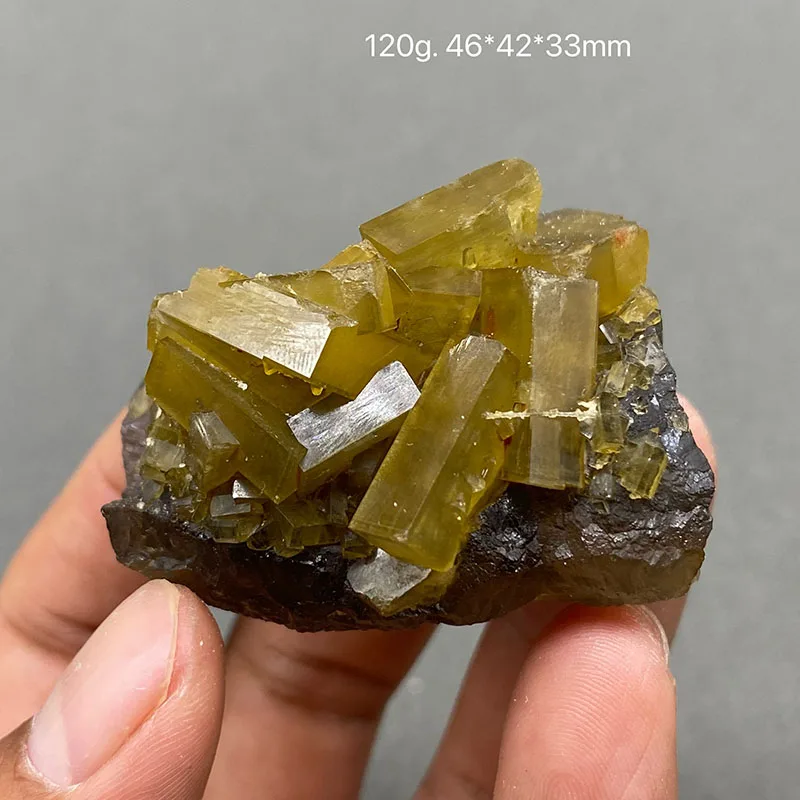 100% natural Big yellow Large crystal barite and  fluorite rough mineral specimen healing crystal gem Home decorations collect