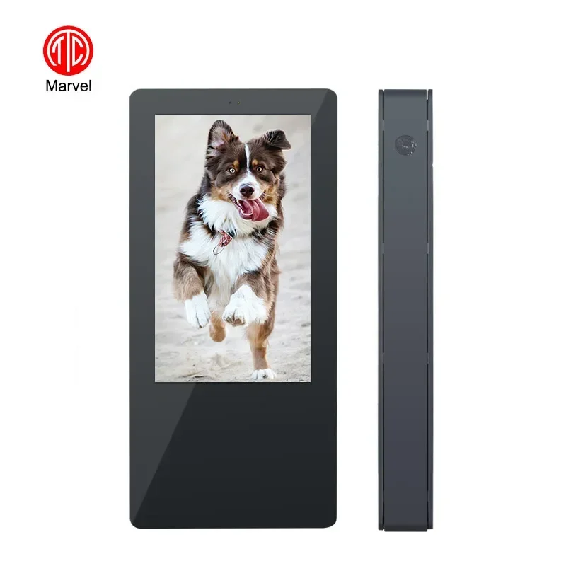 55 Inch Outdoor Lcd Advertising Screen Floor Standing Signs Digital Signage And Displays Totem