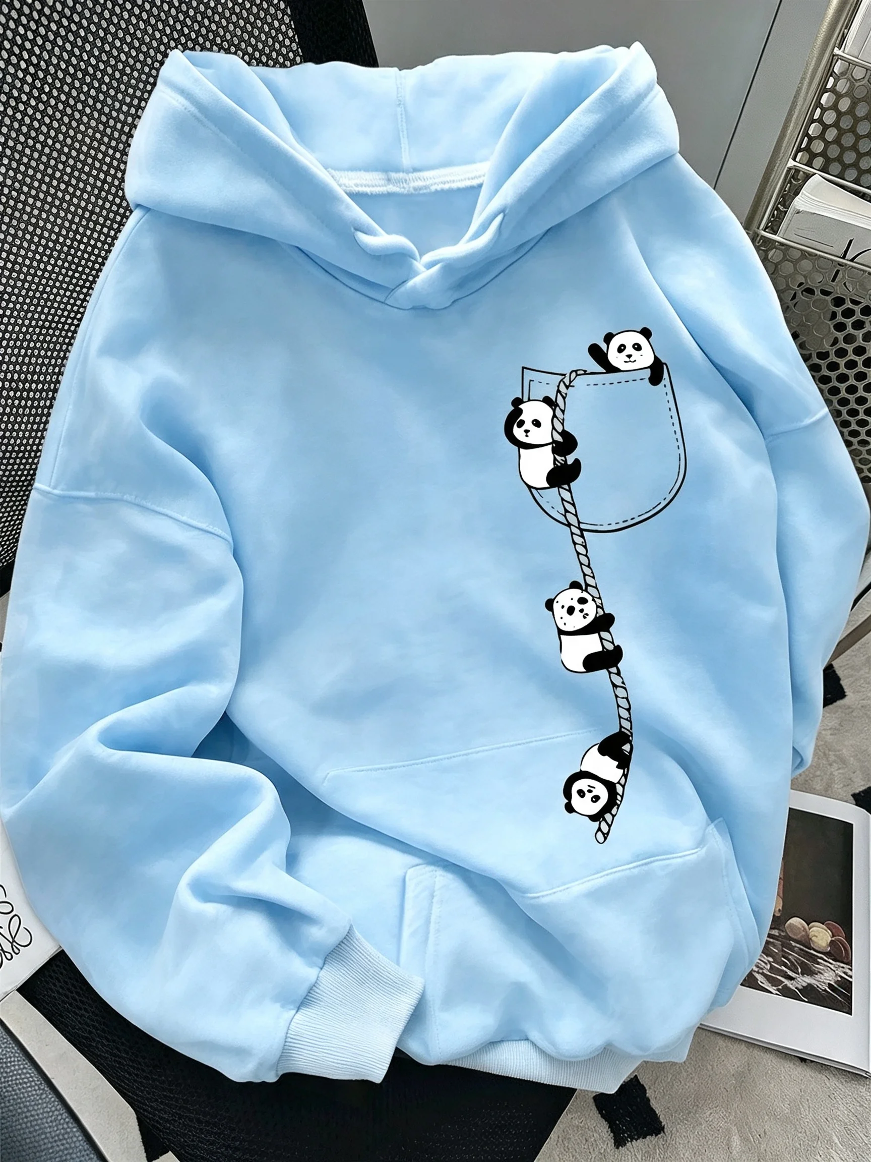 เสื้อฮู้ดลายแพนด้า มีกระเป๋า ส - Winter Clothing On Sale บทวิจารณ์และราคา
