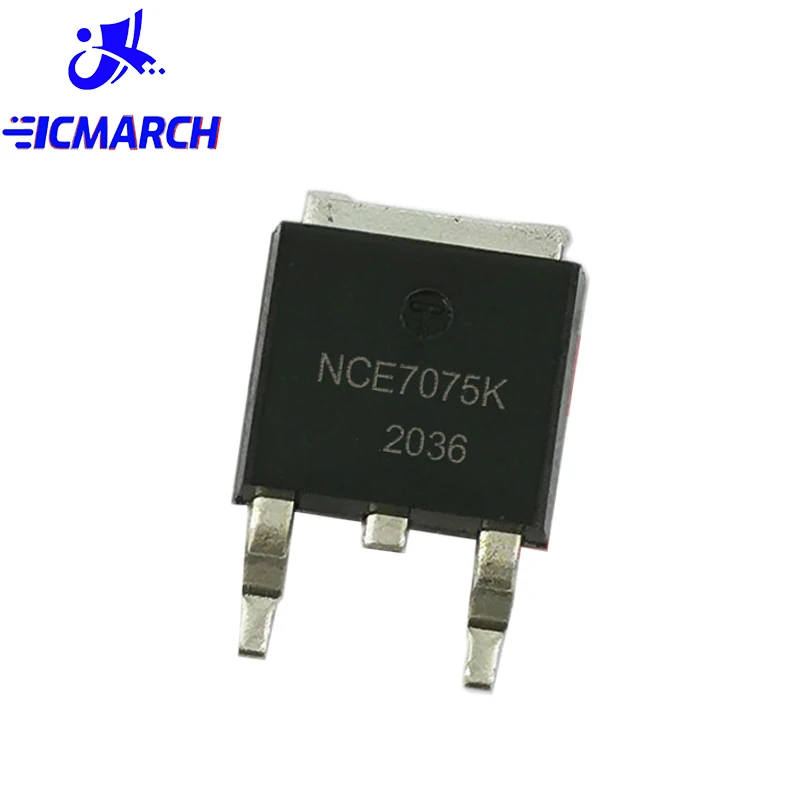 10PCS NCE7075K TO-252 NCE7075 75A 70V N-Channel Enhancement Mode Power MOSFET New Good Quality MOS Chipset