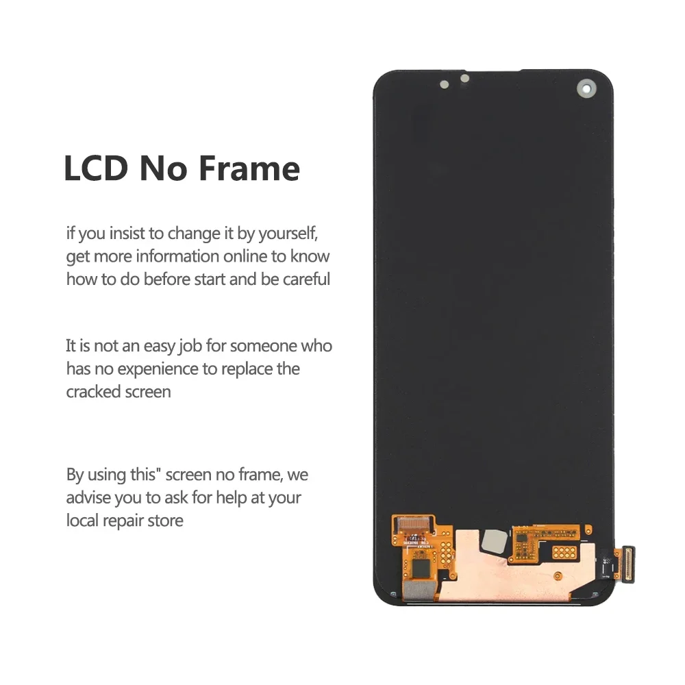 

6.43" Original For Oppo Reno5 Lite CPH2205 LCD Display Touch Screen with Fingerprint, For Oppo Reno5Lite LCD Replace 100% Test