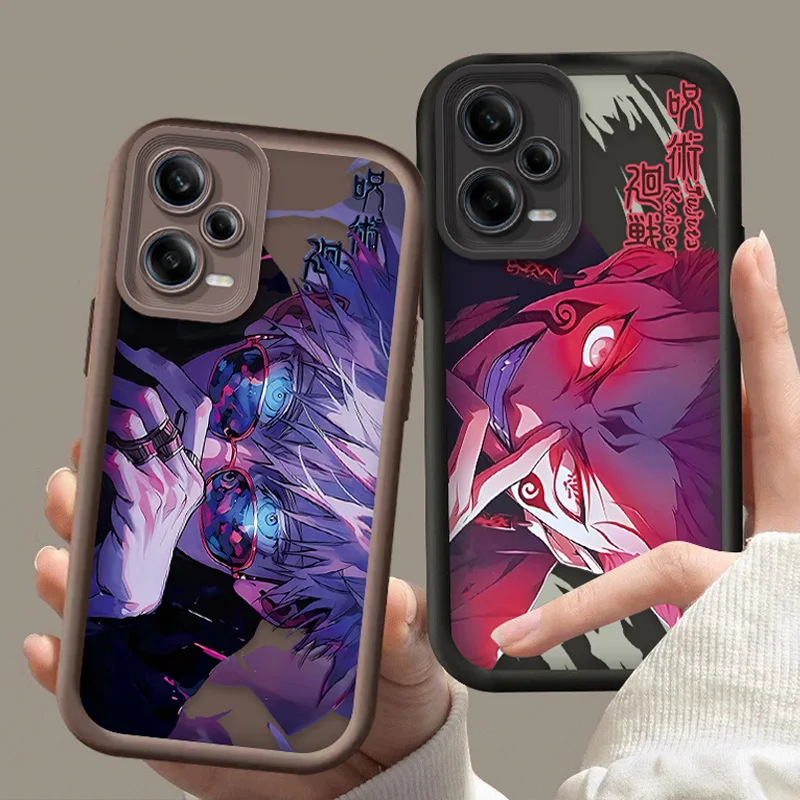 Custodia per telefono Anime Jujutsu Kaisen per Xiaomi Redmi Note 13 12 11 Pro Plus 4G 5G 12S 11S 10S 10 9 9S 8 12C 13C A3 Cover in Silicone