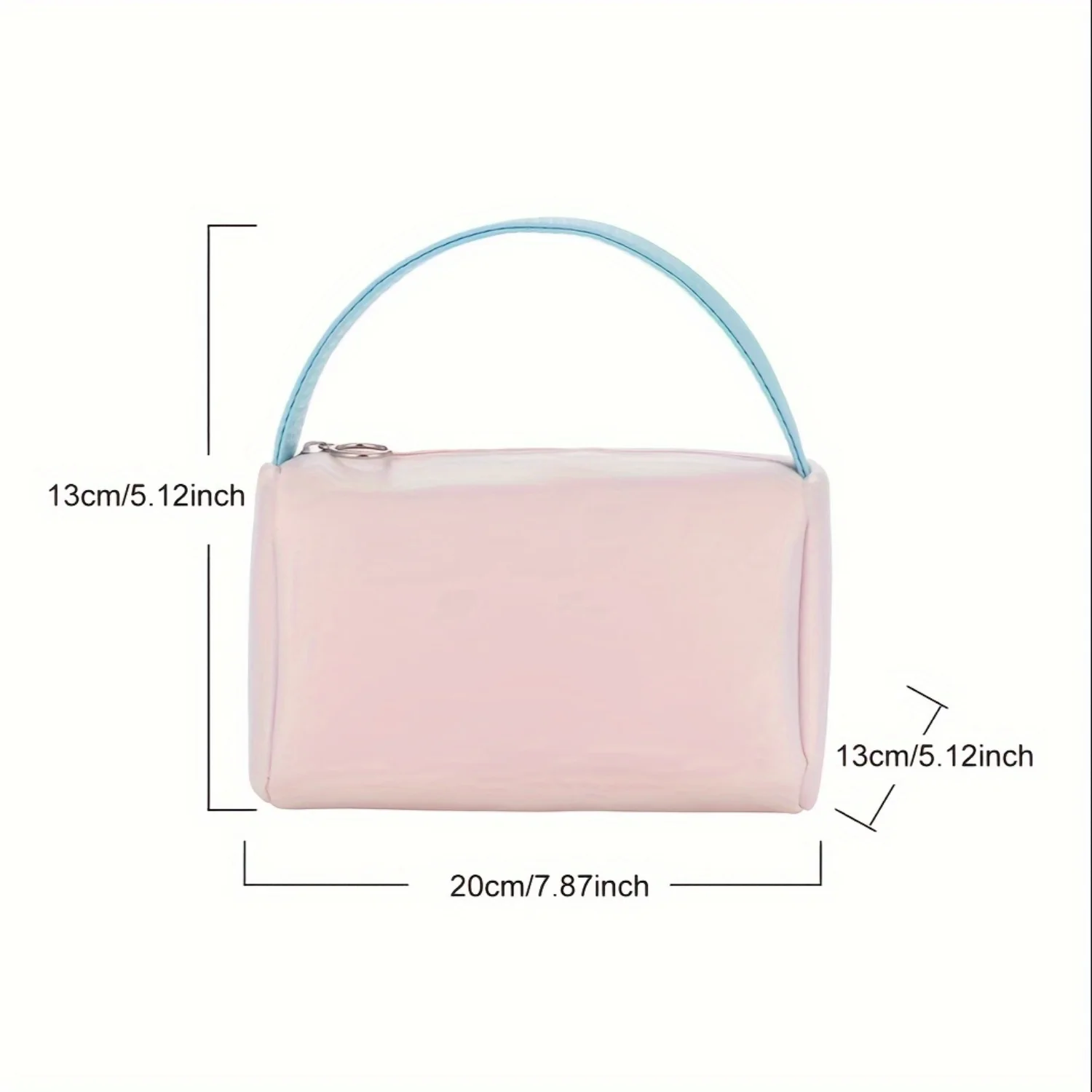 3 Pieces Makeup Bag Set, Travel Cosmetic Organizer Case for Women with Brush Bags