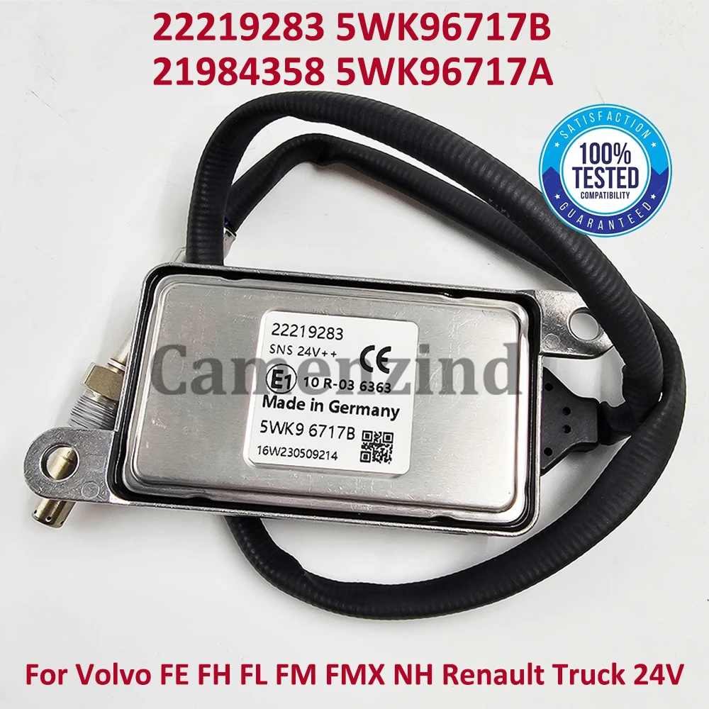 

5WK96717B 5WK96717A 22219283 21473997 21984358 High Quality Chips NOx Sensor Nitrogen Oxide Sensor For Volvo Renault Truck 24V