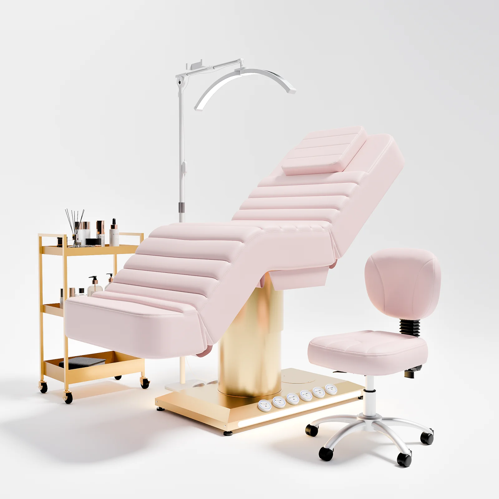 Beauty Care Facial Bed Massage Table Physical Examination Diagnosis Bed Chair Beauty Salon Commercial Furniture