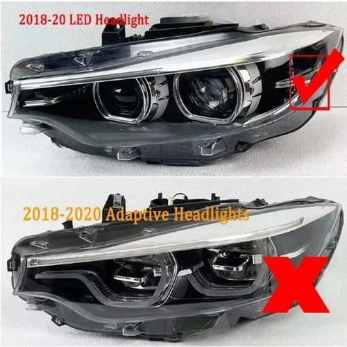 Imagen 2 del producto Módulos DRL Amarillos para BMW M3 M4 F36 F32 F82 F33 LCI 430i 440i 420i 2018-2020, Luz Diurna para Faros Delanteros No Adaptativos