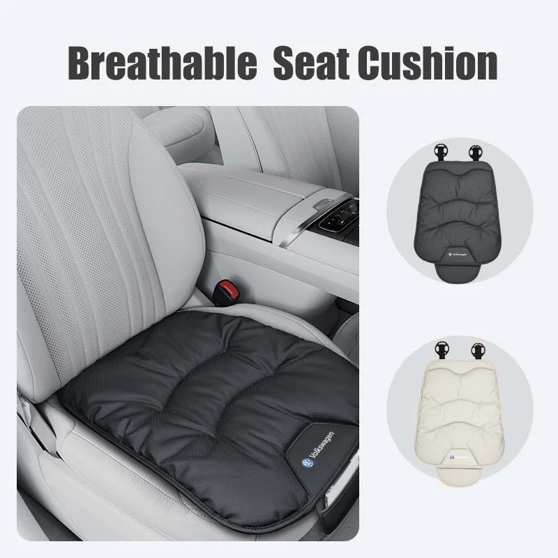 

Hub Caps New Car Perforated Breathable Model Cushion Soft Backrest Cover For Volkswagen Golf 4 5 6 Tiguan Polo Scirocco Jetta CC