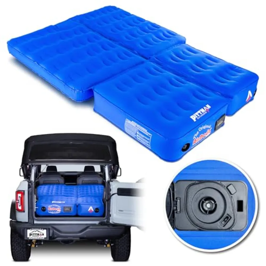 

SUV camping air mattress for Ford Bronco, PVC material, black, built-in pump for quick inflation and custom fit