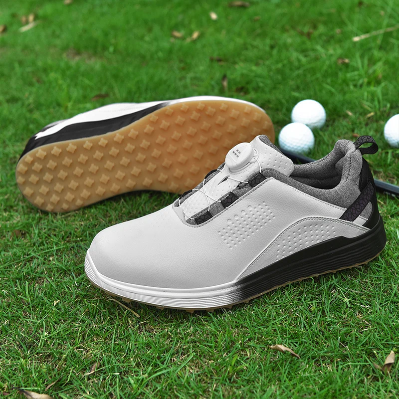 Golf Sneakers Men Waterproof Golfer Sport Shoes Women\'s Golf Non Slip Golfing Shoes Outdoors Golf Turf Comfortable Walking Shoes