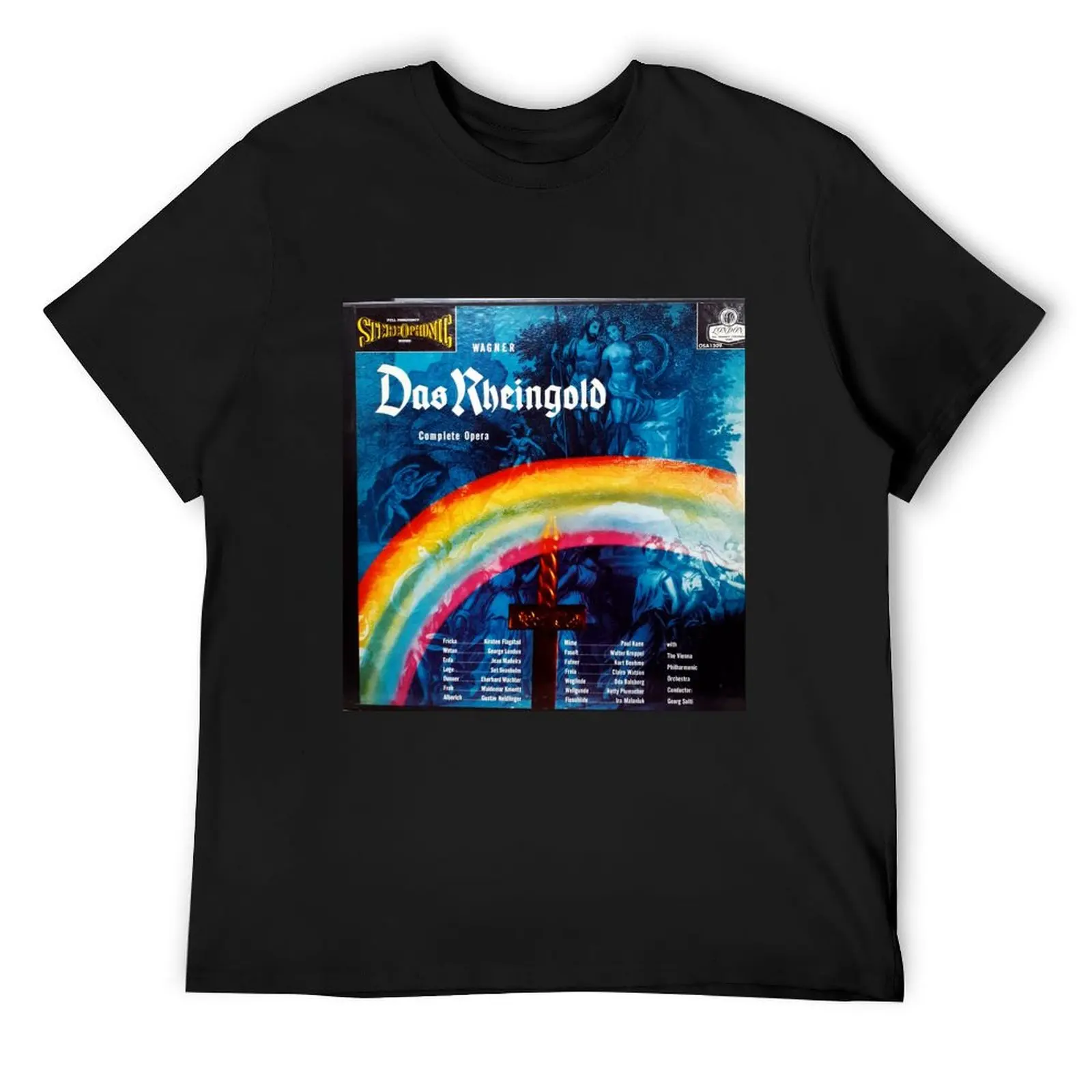 Das Rheingold, Richard Wagner, Wagner, Opera, German, 1959, Rainbow T-Shirt hippie clothes sweat t shirts men