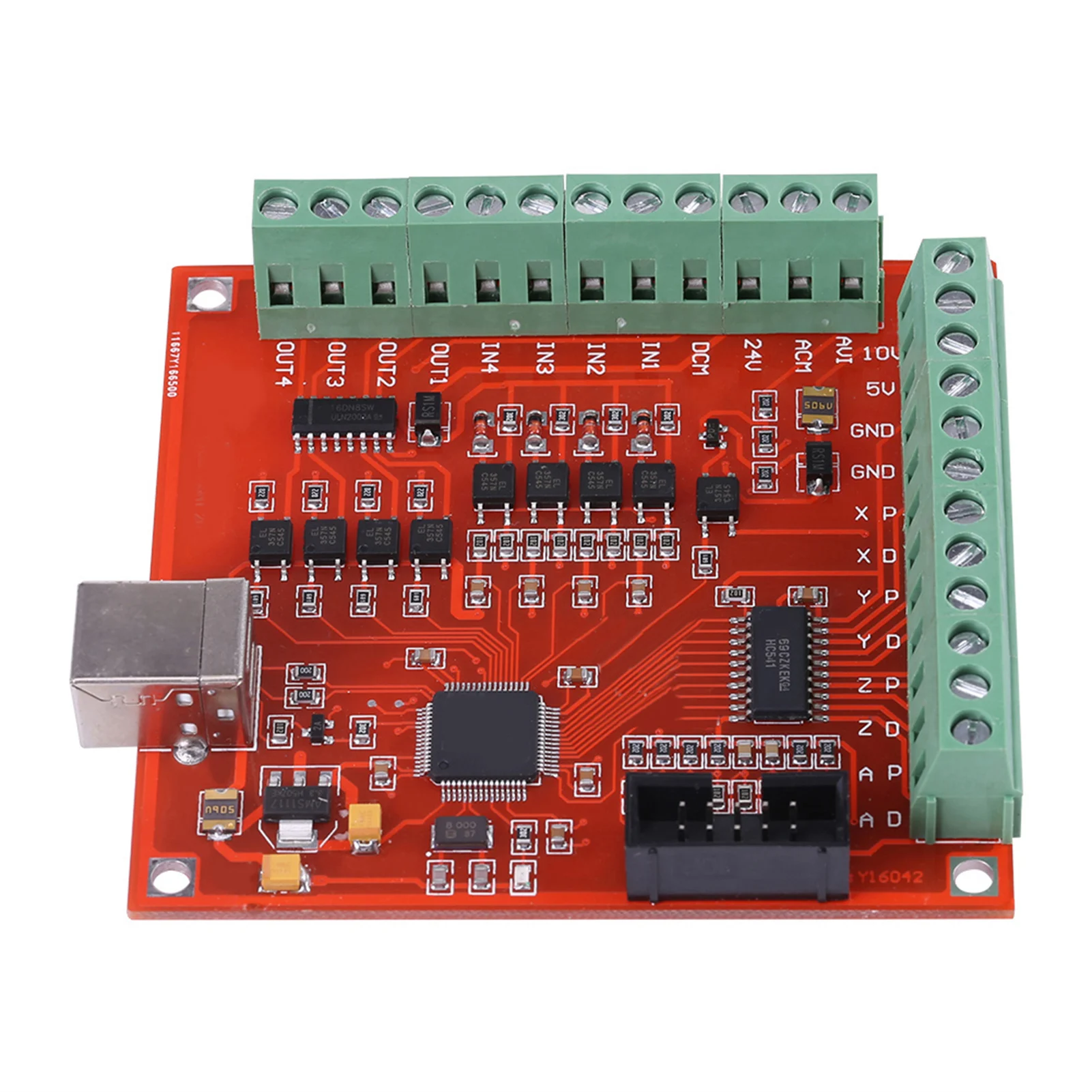 USB MACH3 100Khz Motion Controller Card Breakout Board for CNC Engraving Controller Card