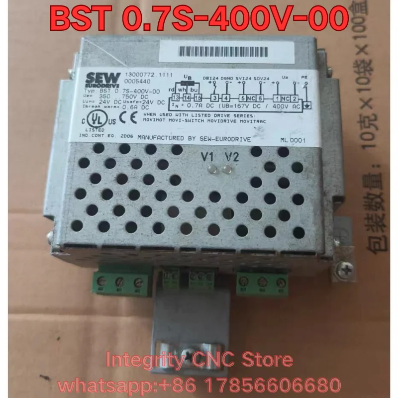 Second-hand BST 0.7S-400V-00 rectifier module function test is normal