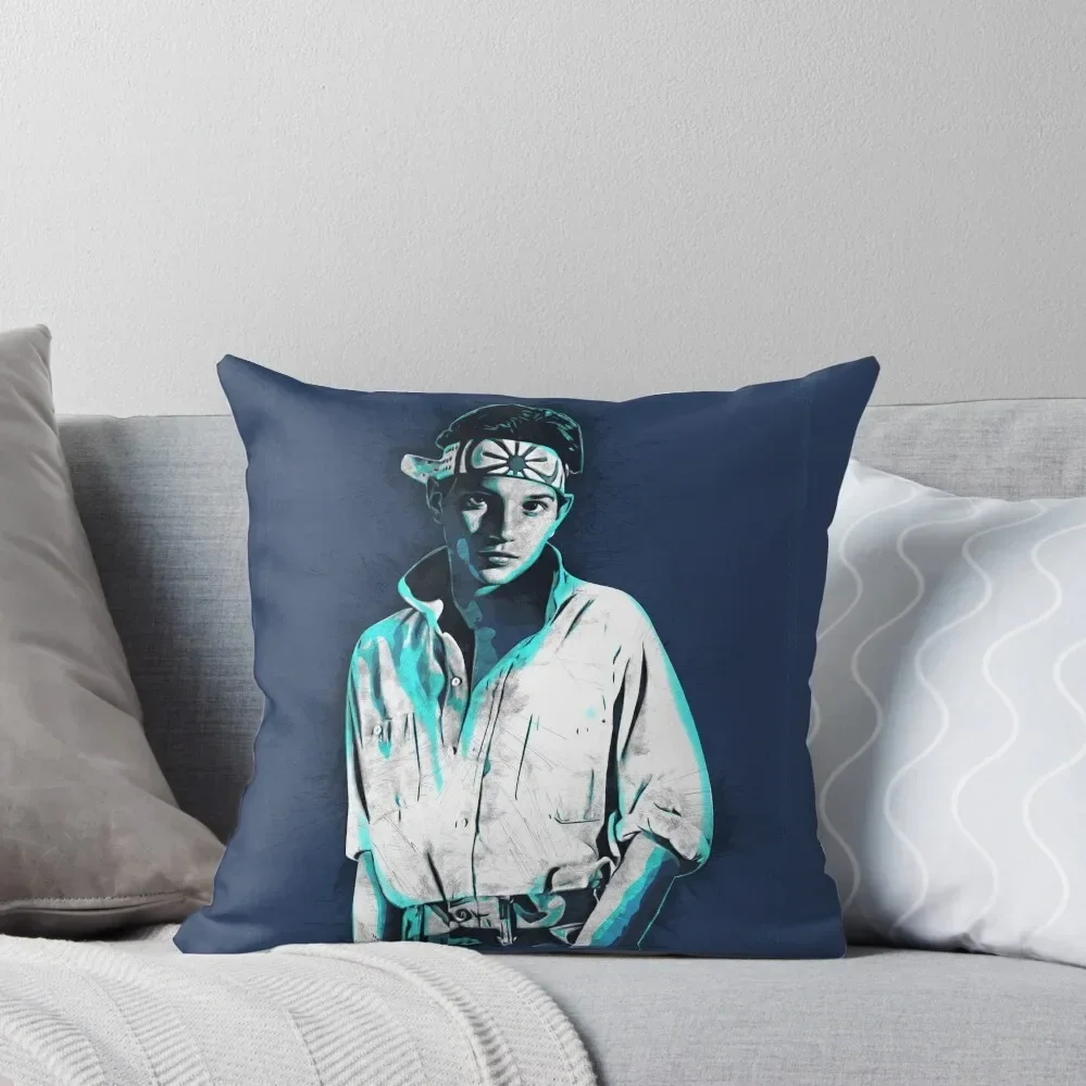 

Ralph Macchio - Karate Kid Throw Pillow Cushions Home Decor Elastic Cover For Sofa home decor items Pillowcase Cushion pillow