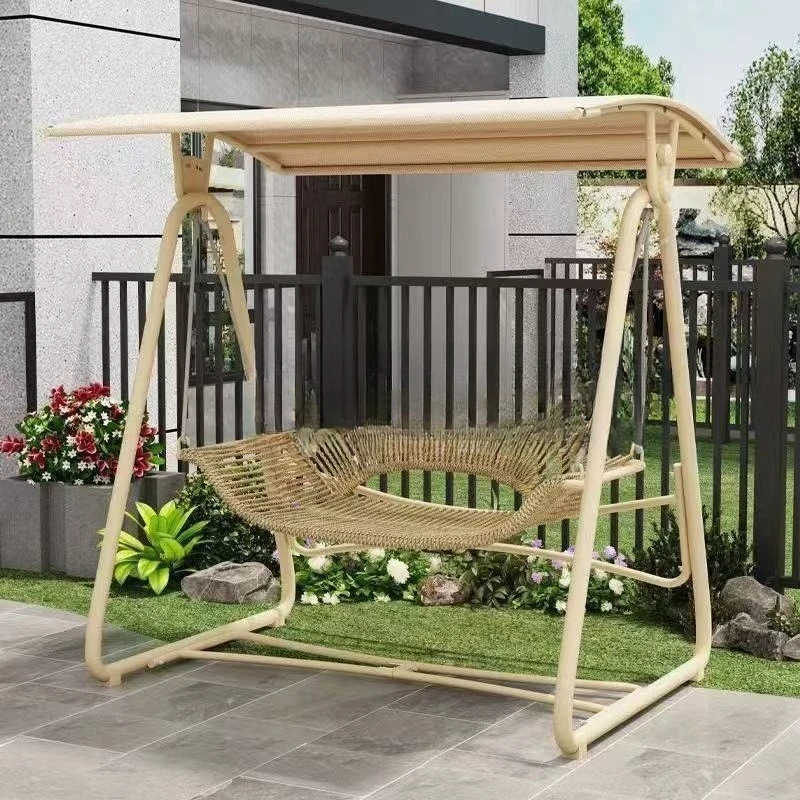 كرسي هزاز حديقة خارجية فيلا صالة كرسي الإنترنت المشاهير شرفة أرجوحة مزدوجة