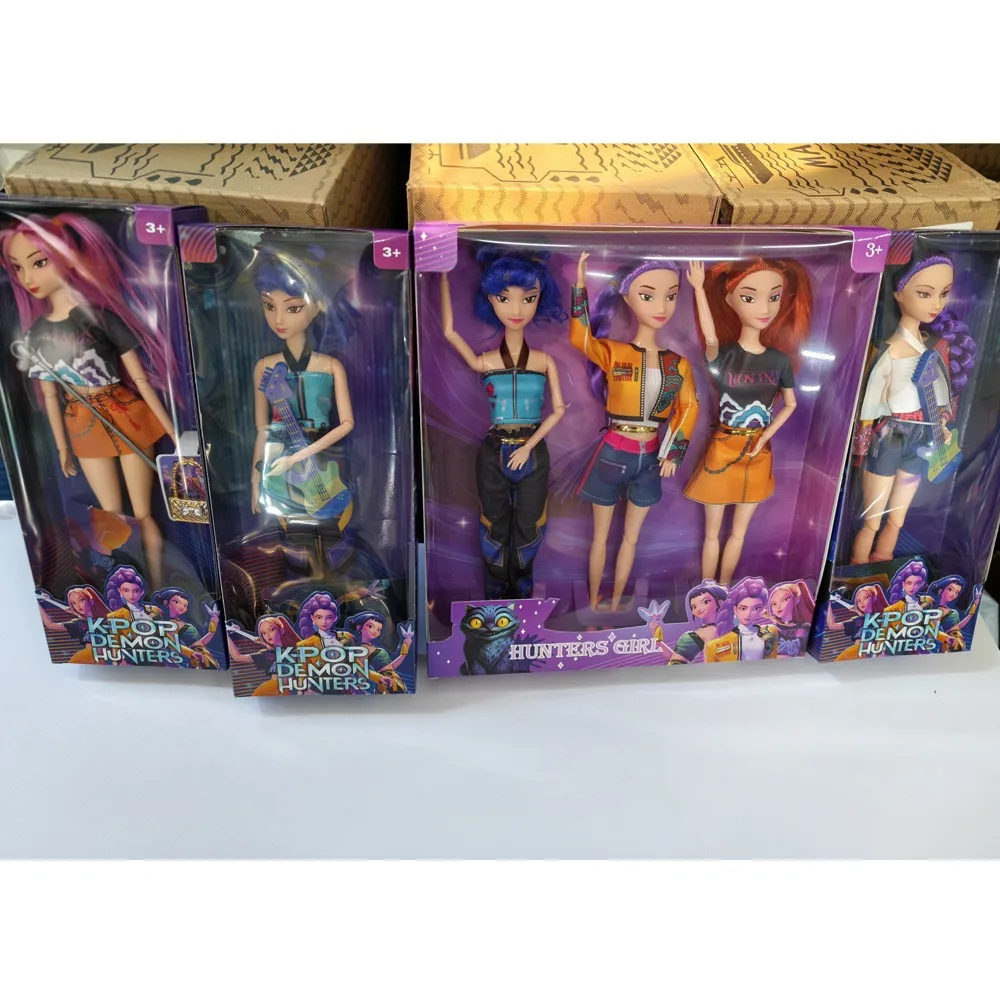 

2026 New 3 Trendy Kpop Devil Hunter Dolls, Vinyl Dolls, Dolls, Christmas Gifts, Birthday Gifts, Halloween Gift Girls' Toys
