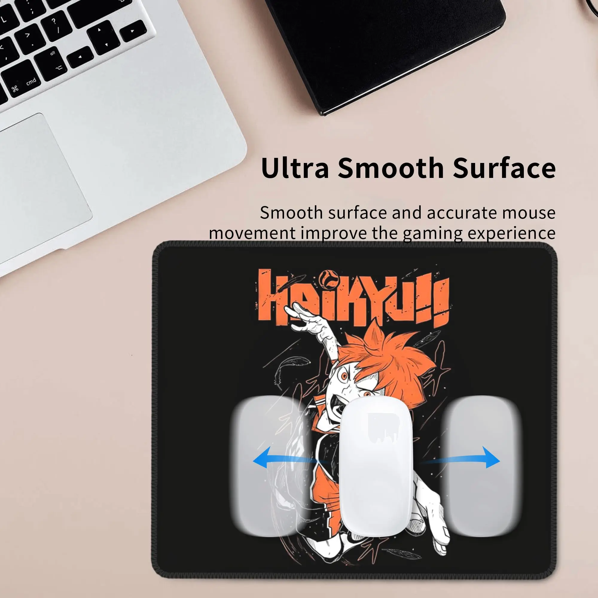 Haikyuu Anime Volleyball Mouse Pad Computer Keyboard Mouse Mat Gaming PC Laptop Desk Mat Office Accessories Table Mats