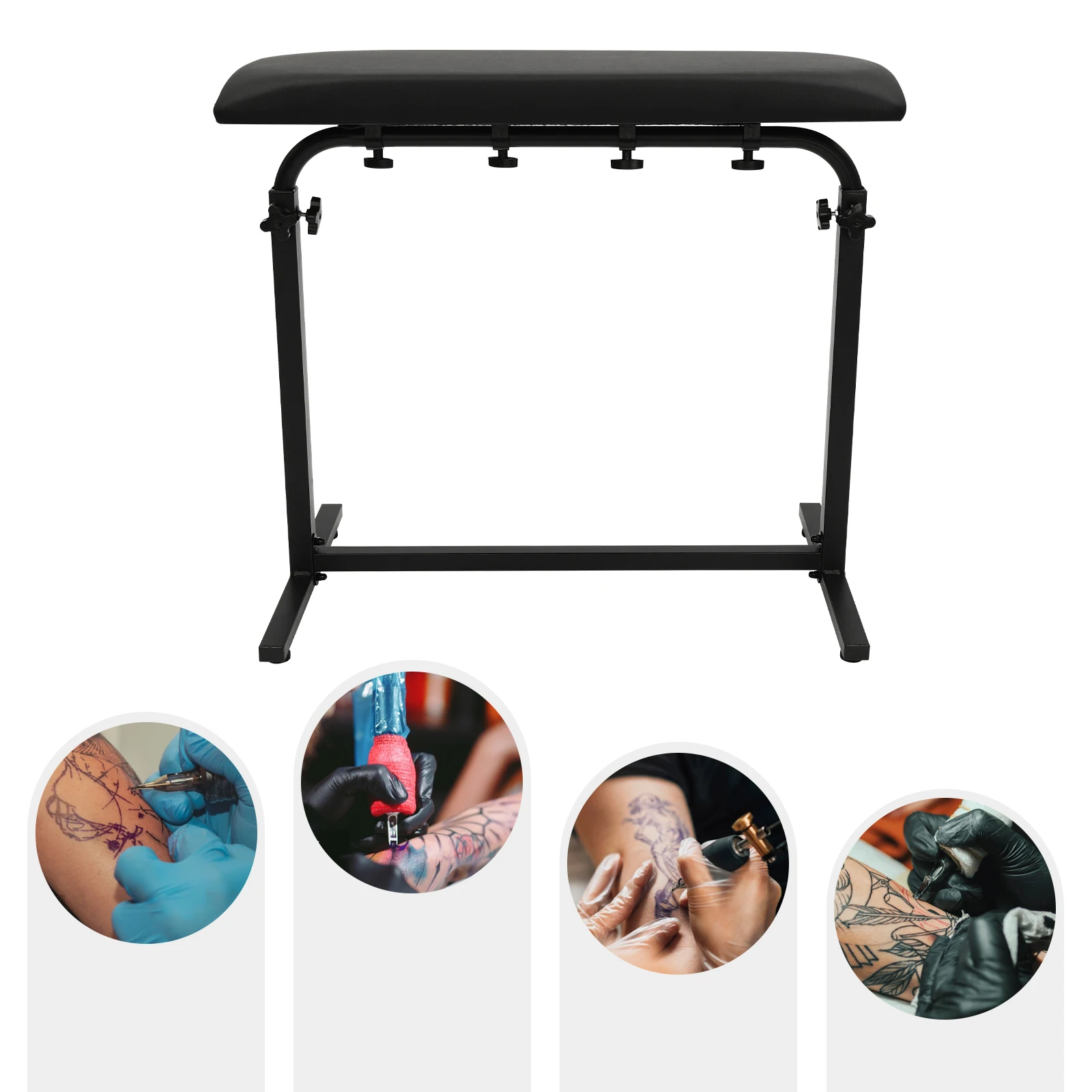 

Регулируемый кронштейн подлокотника — высота 26,37-39,37 дюйма, панель с губчатым наполнением, сборка из железа/ПВХ, простая установка для волос/операционных центров