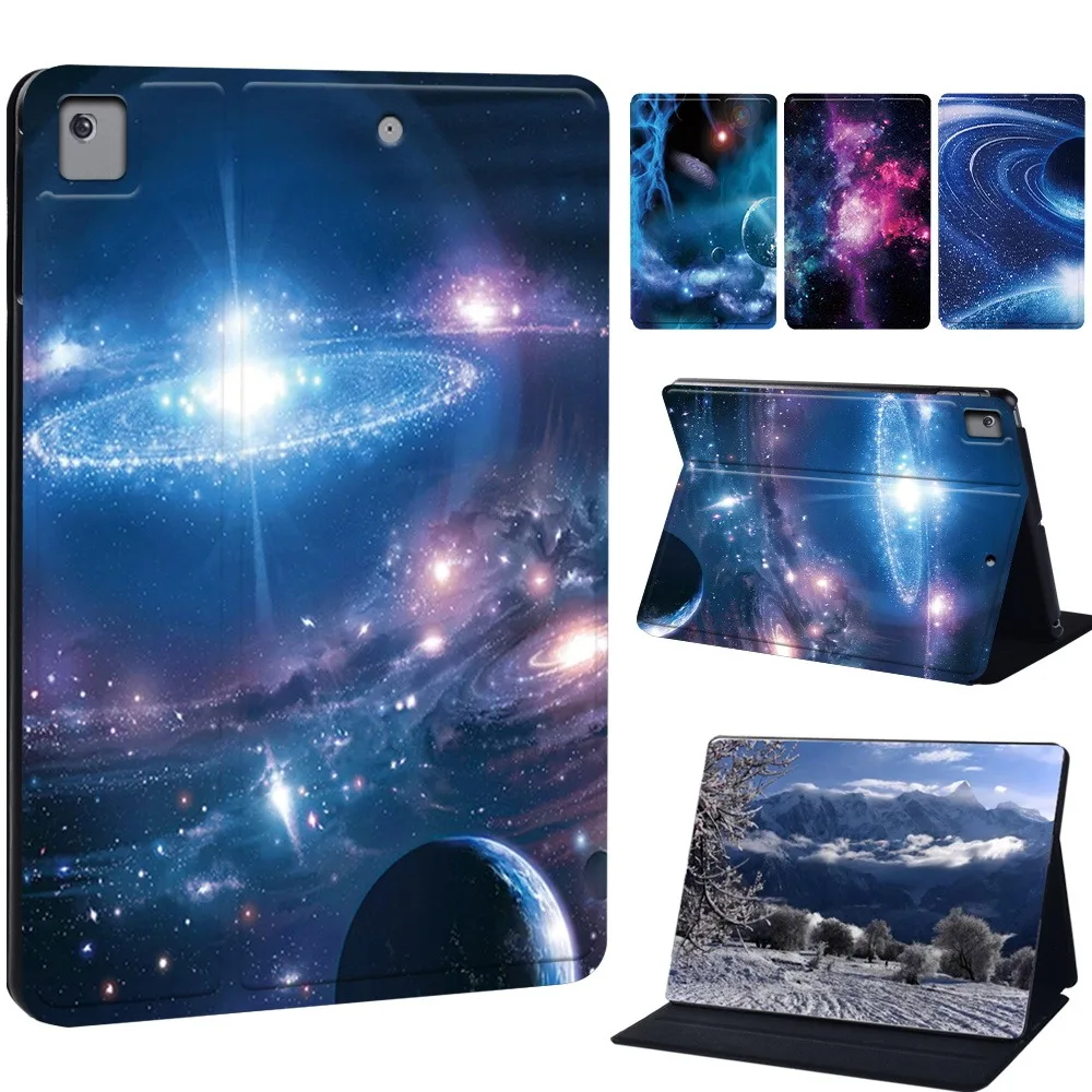 

Universal Case For iPad 7th Gen 2019/8th Gen 2020/9th Gen 2021 10.2"/iPad Air 3 10.5"/iPad Pro 10.5" Tablet Stand PU Fold Case