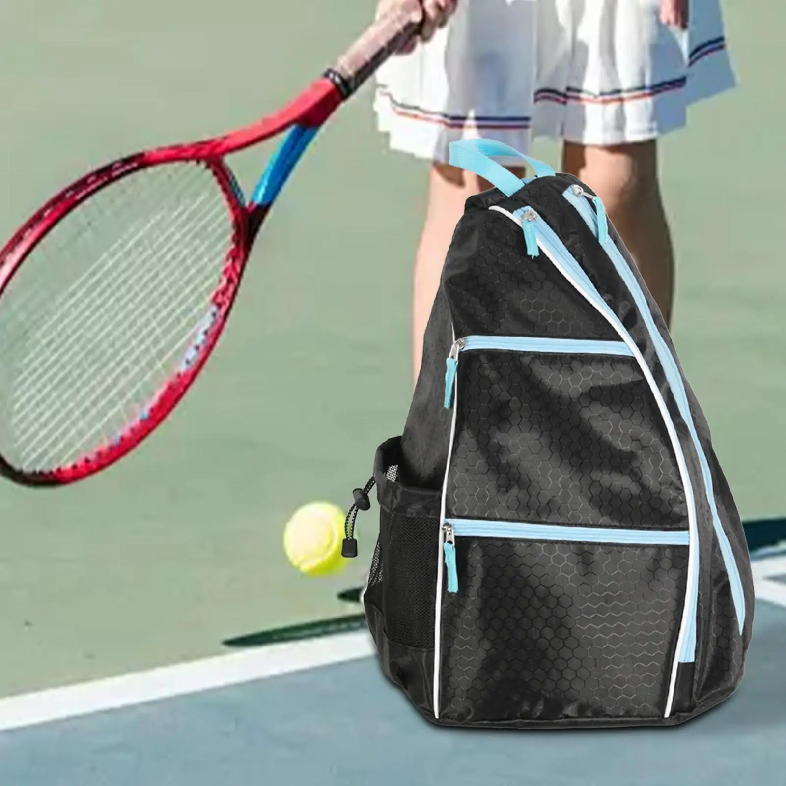 Tennis Bag Table Tennis Paddles Bag Waterproof Multipurpose Wearproof Ping Pong Case Hand Bag for Training Travel Men Women