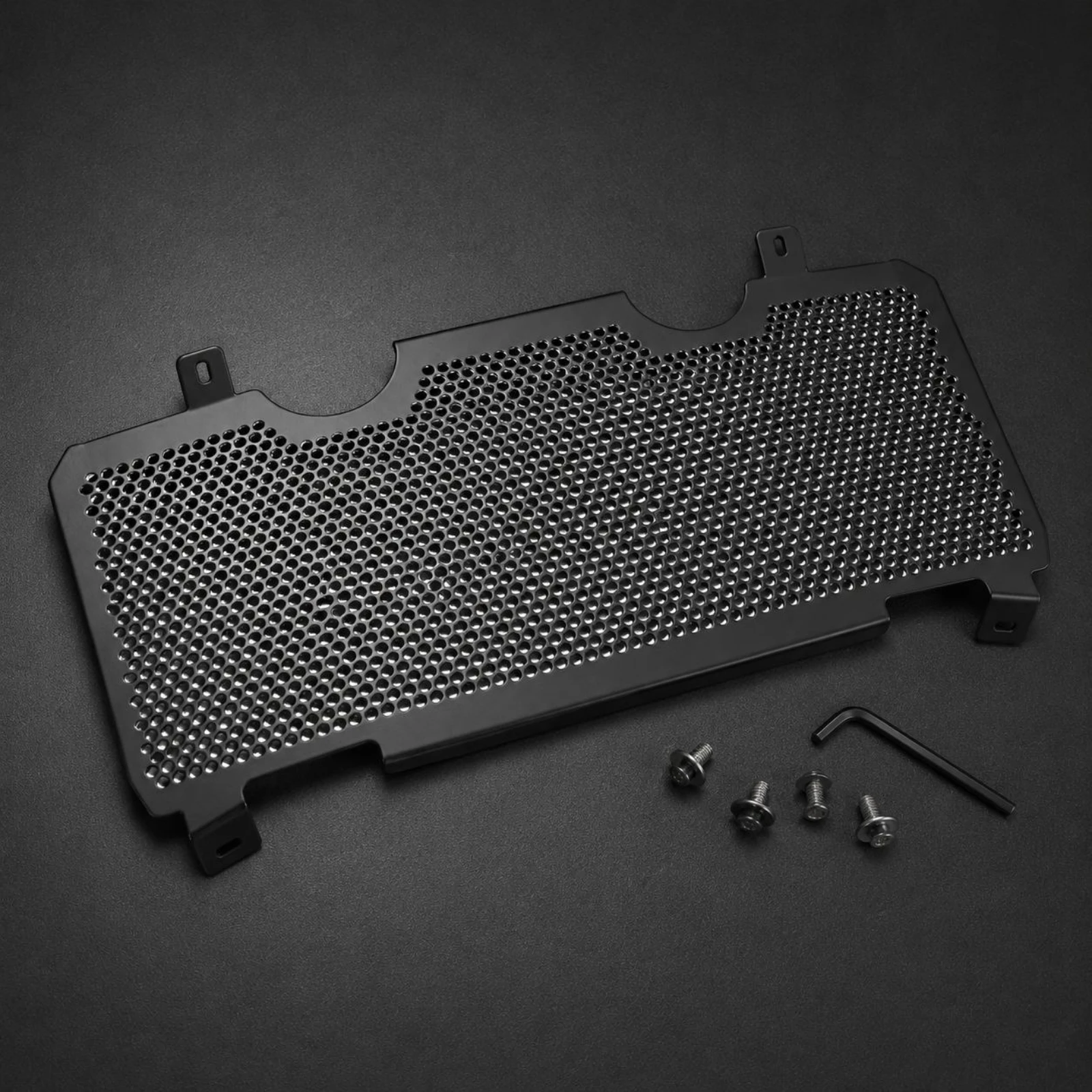 Cooling-System Grille Cover Rounded Cutouts Cooling-System Grille Guard Cover Shaped Rectangular ventilatedGrid Design