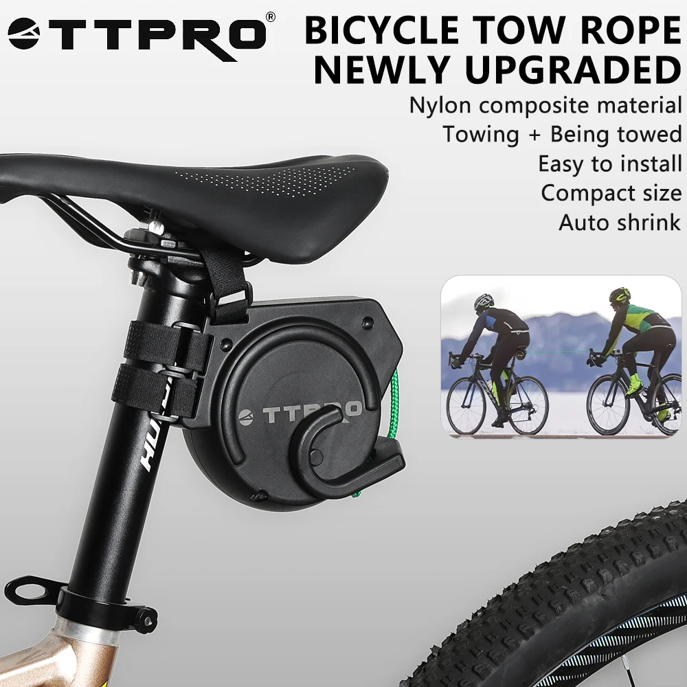 

TTPRO Bicycle Tow Bar Nylon Composite Material Is Lightweight Compact And Easy To Install Bicycle Accessiories