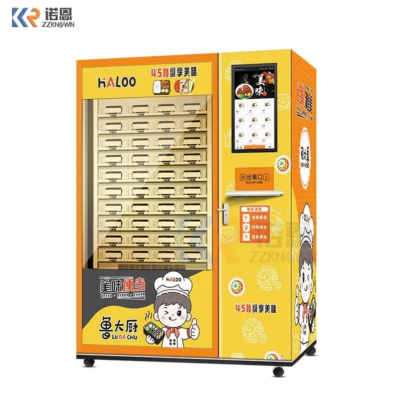 

Fully Automatic Warm Food Vending Machine Hot Food Vending Machine Microwave