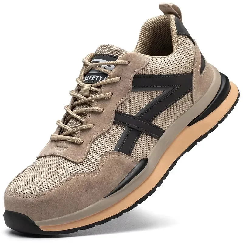 Anti scalding Work Safety Shoes Men European Standard Steel Toe Shoes Indestructible Brand Work Shoes Sneakers Puncture-Proof image 3