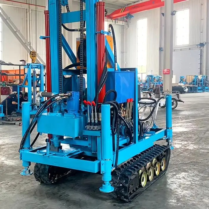 

Customized High Efficiency Diesel Water Well Drilling Rig Hydraulic 28HP Portable 150m Drilling Precise Positioning Stable