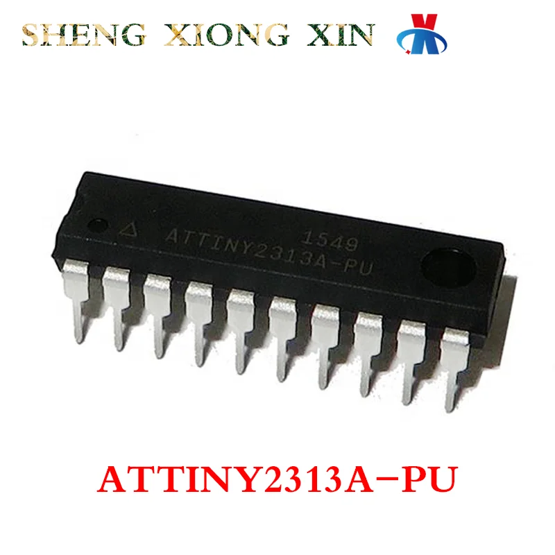 5pcs/Lot 100% New ATTINY2313A-PU DIP-20 8-bit Microcontroller -MCU ATTINY2313A ATTINY2313 Integrated Circuit