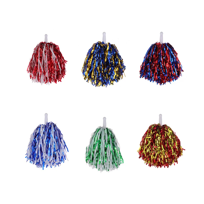 Dance Sports Match Supplies And Vocal Concert Decorator Cheerleading Cheering Flower Ball Pom Poms