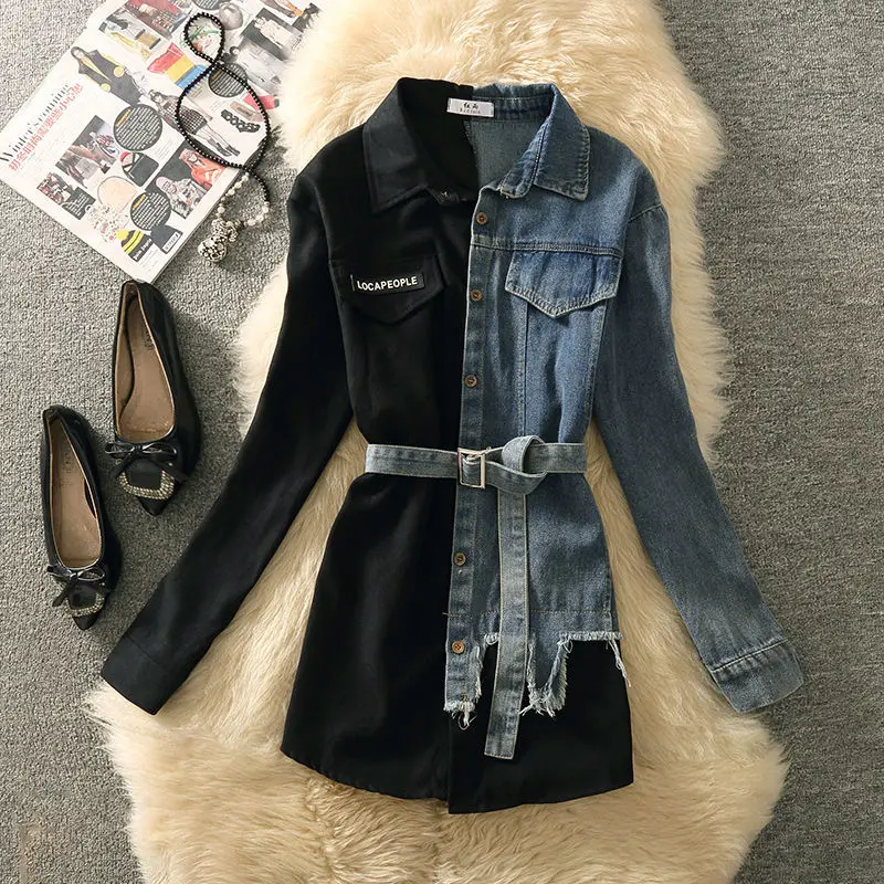 Veste en jean à coutures rétro pour hommes et femmes, manteau à boutons, décontracté, haute qualité, adt joker, printemps, automne, nouveau, 2024