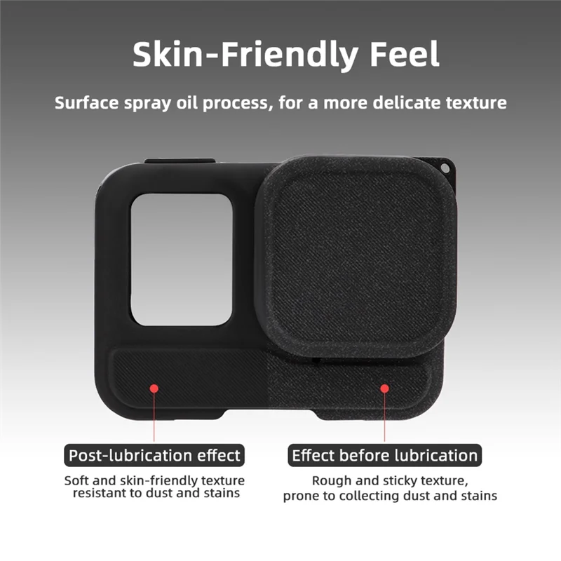 Compact Silicone Camera Protective Case For Insta360 Protective Case Body Cover Lens Cap Camera Accessories