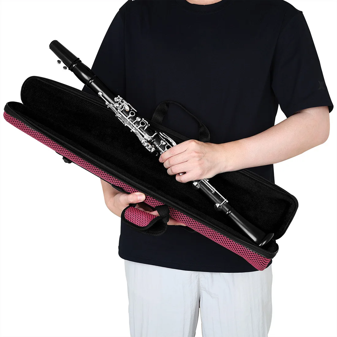 SLADE Clarinet Integrated Bag Lightweight Pressure Resistant Single Shoulder Handheld Clarinet Instrument Storage Bag