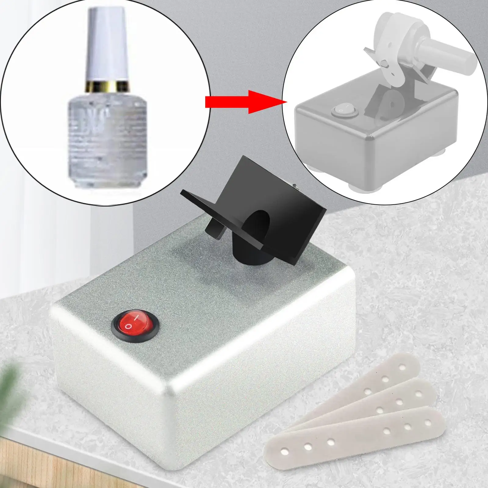 

Multipurpose Nail Polish Shaker Stirrer Liquid Mixer for Nail Polish Glue