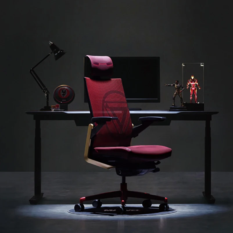 Oversized Footrest Gaming Chair Headrest Solid Color Solid Gaming Chair Boys Luxury Rotatable Metal Muebles Home Furniture