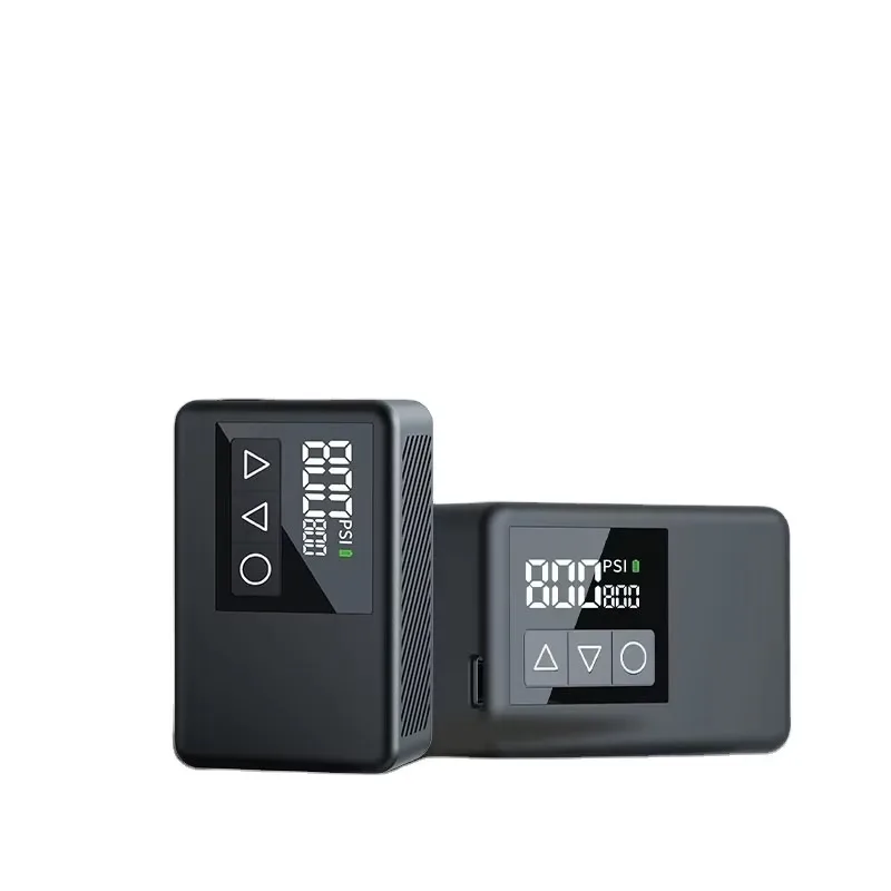 Brushless Classic Pump Portable Electric 2 Wheels Tire Pump Digital Smart Automatic Bicycle   Wireless Max120psi