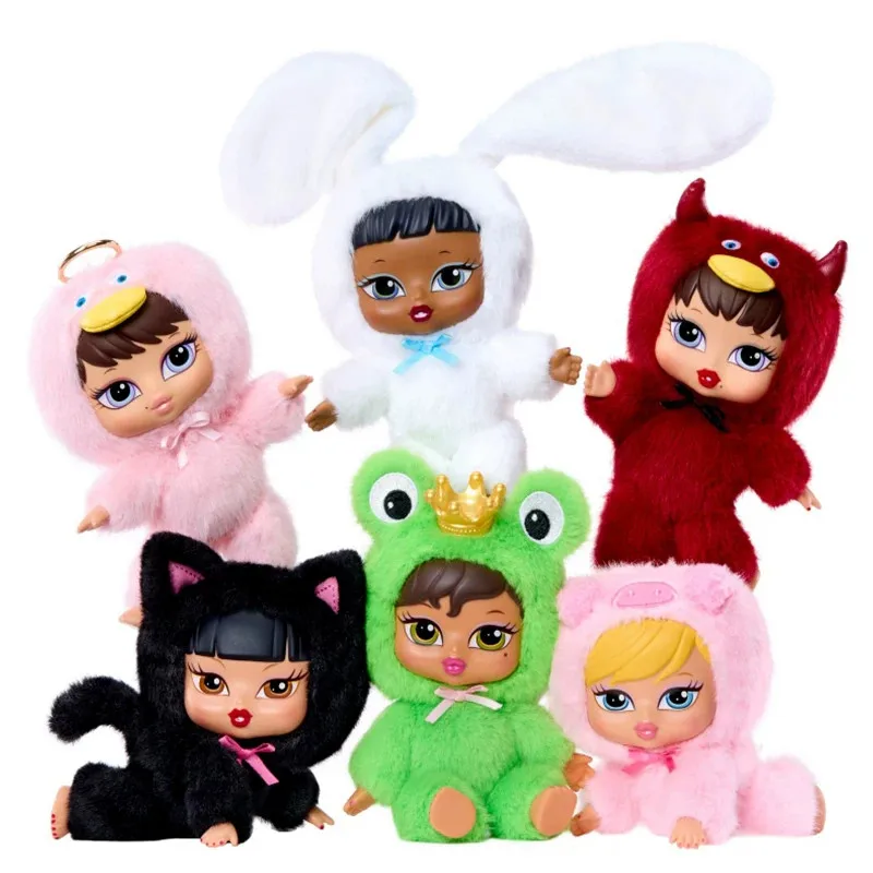

In Stock Genuine Mga Bratz Bratziez Iconz Plush Doll Series Blind Box Keychain Bag Accessories Cuteornament Collect Girl Gifts