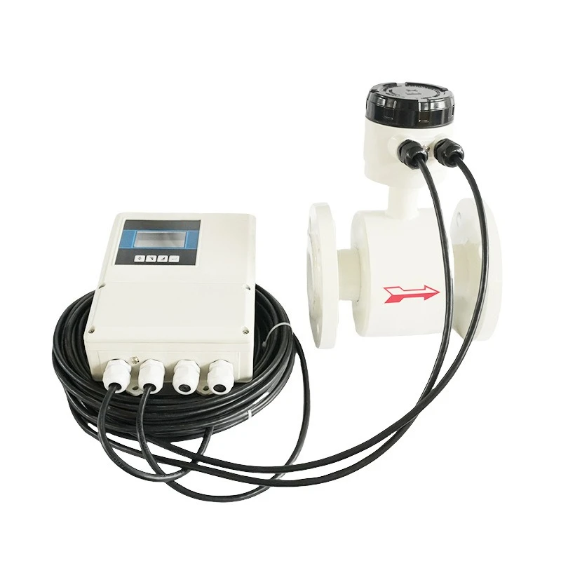 

Intelligent split electromagnetic flowmeter anticorrosive sewage fire mud digital electromagnetic flowmeter