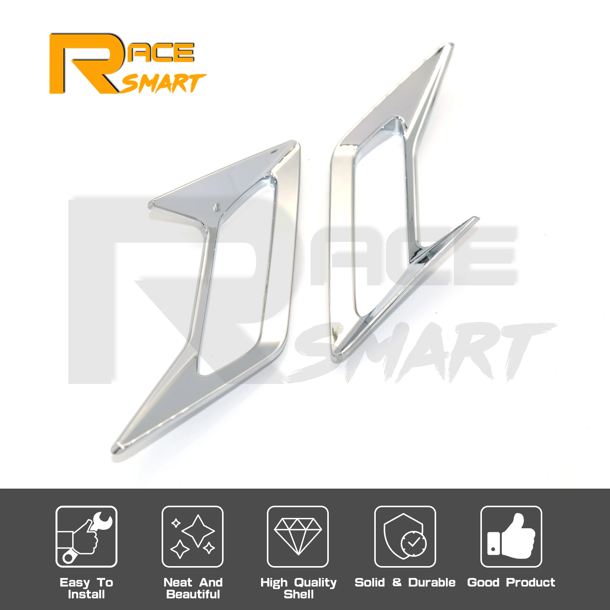 

Gold Wing GL1800 2018-2022 Motorcycle Chrome Front Fender Vent Trim Kit Deco Accessories For HONDA GOLD WING 1800 2019 2020 2021