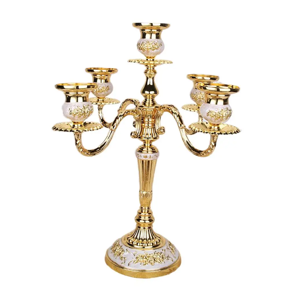 Kerzenhalter, Kandelaber, Esstisch, Ornamente, Bankett, 35,6 cm